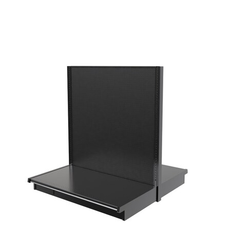 Lozier Gondola Island Display Starter, Black 48W 54H 25D P455T-ST